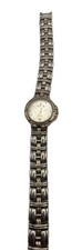Vintage PIERRE CARDIN Ladies Gold Tone Watch Silver Tone Dual Date Function