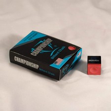 Silver Cup / Championship Billiard Chalk - 6 pack Red 