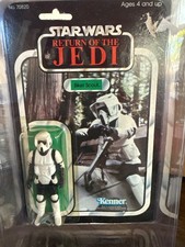BIKER SCOUT - STAR WARS  Return of the Jedi - 65B BACK Kenner 1983 MOC
