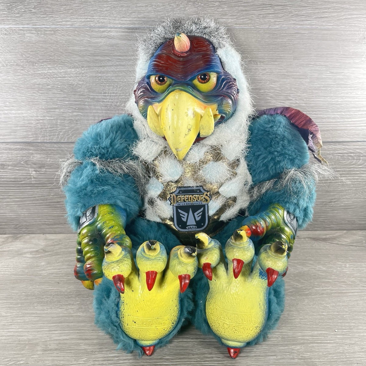 Vintage VIR Defensors de la Naturaleza Blue My Pet Monster WORKS