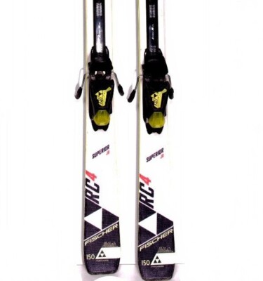Skis Alpins Enfant FISCHER RACE - 120 Cm Avec Fixations - Occasion