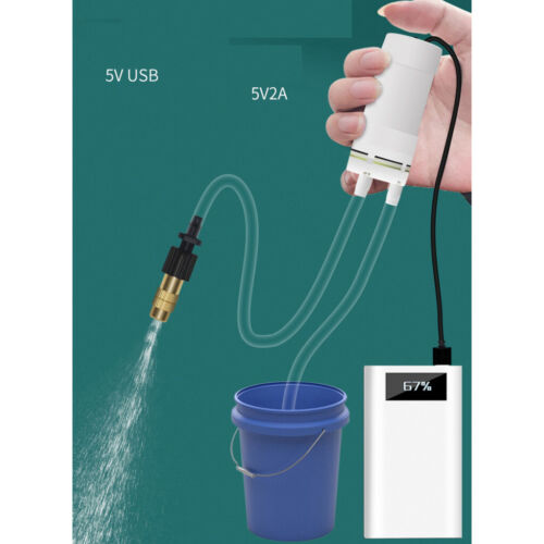 Kit pompaggio acqua elettrico USB 5V sistema di irrigazione nebbia con irrigatore rame - Foto 6 di 14