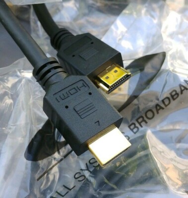 Set of 2 -   6 FT ALL System Broadband High Speed HDMI Cable ASB2713-2-6 V1.3A