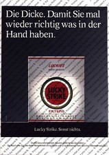 Lucky Strike Werbung Anzeige Reklame