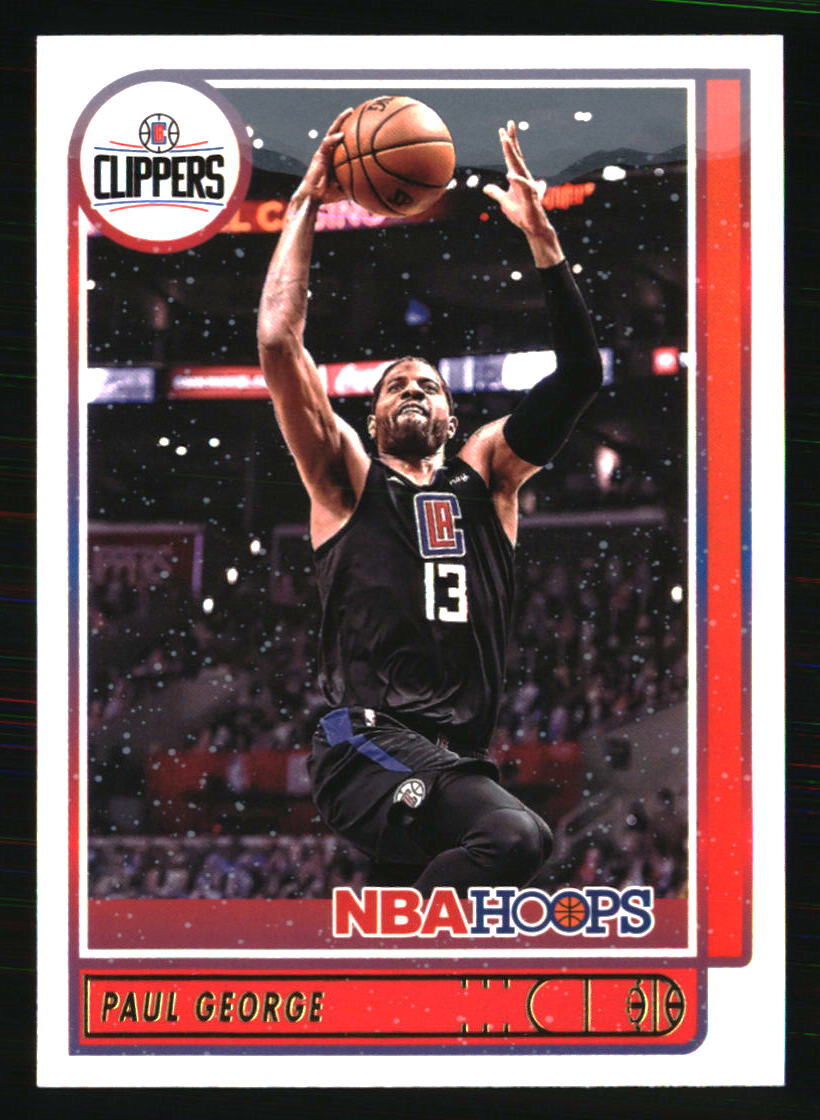 Paul George 2021-22 Hoops #86 BASKETBALL Card