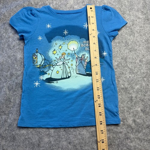 Old Navy Disney Cinderella 4T blue tshirt short sleeve princess summer basic - Picture 5 of 6
