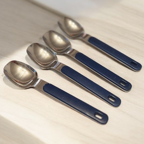 VTG Oneida Northland Stainless Japan Colormate Navy Blue 16 Pc Silverware Lot - Imagen 4 de 13