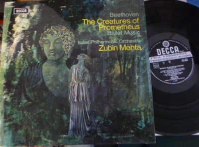 ZUBIN MEHTA / BEETHOVEN the creatures of Promotheus   / DECCA SXL 6438 WB