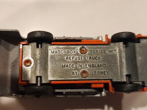Vintage Matchbox Series Refuse Truck Nr. 7 Lesney England - Bild 5 von 5