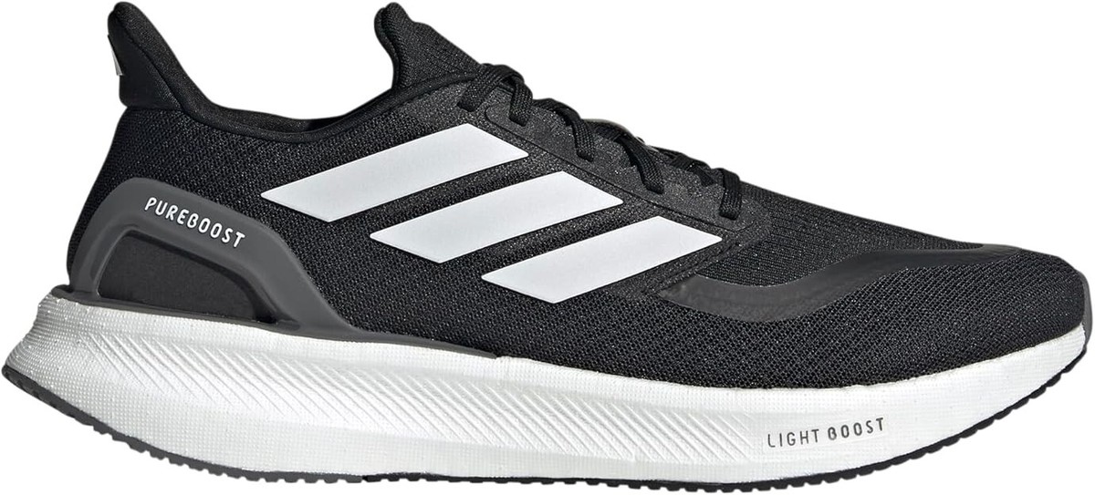 Adidas PUREBOOST 5 Running Men's Sneakers Shoes Black / White | eBay