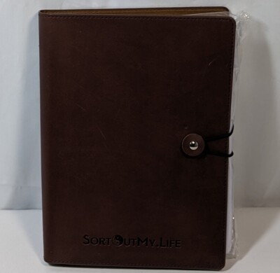 Sort Out My Life Planner Faux Leather Choose Your Style Pages