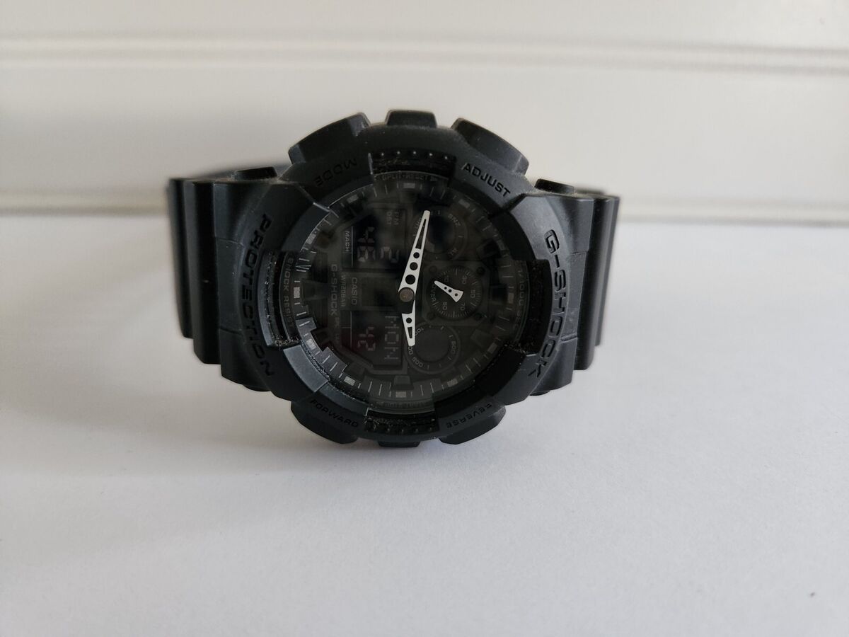 Casio G Shock 5081 GA 100 Mens Watch Black Rubber Shock Resist 