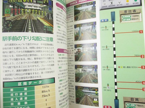 DENSHA DE GO Guide Sony PlayStation 1 Book 1998 Japan SG68 - Picture 7 of 12