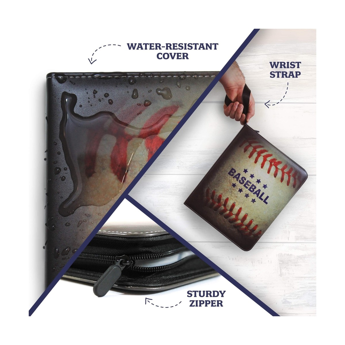 Baseball Card Binder 900 Pockets, 50 Pages, 3 Ring Baseball Trading Card  Bind... | eBay