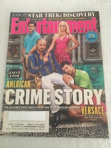 AMERICAN CRIME STORY VERSACE - ENTERTAINMENT WEEKLY MAGAZINE 2017 RICKY MARTIN