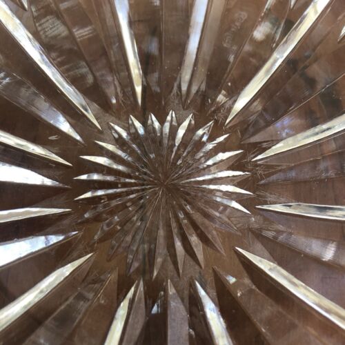 VINTAGE SIGNED WATERFORD CRYSTAL LARGE 7" ASHTRAY BOWL DISH - Picture 9 of 9