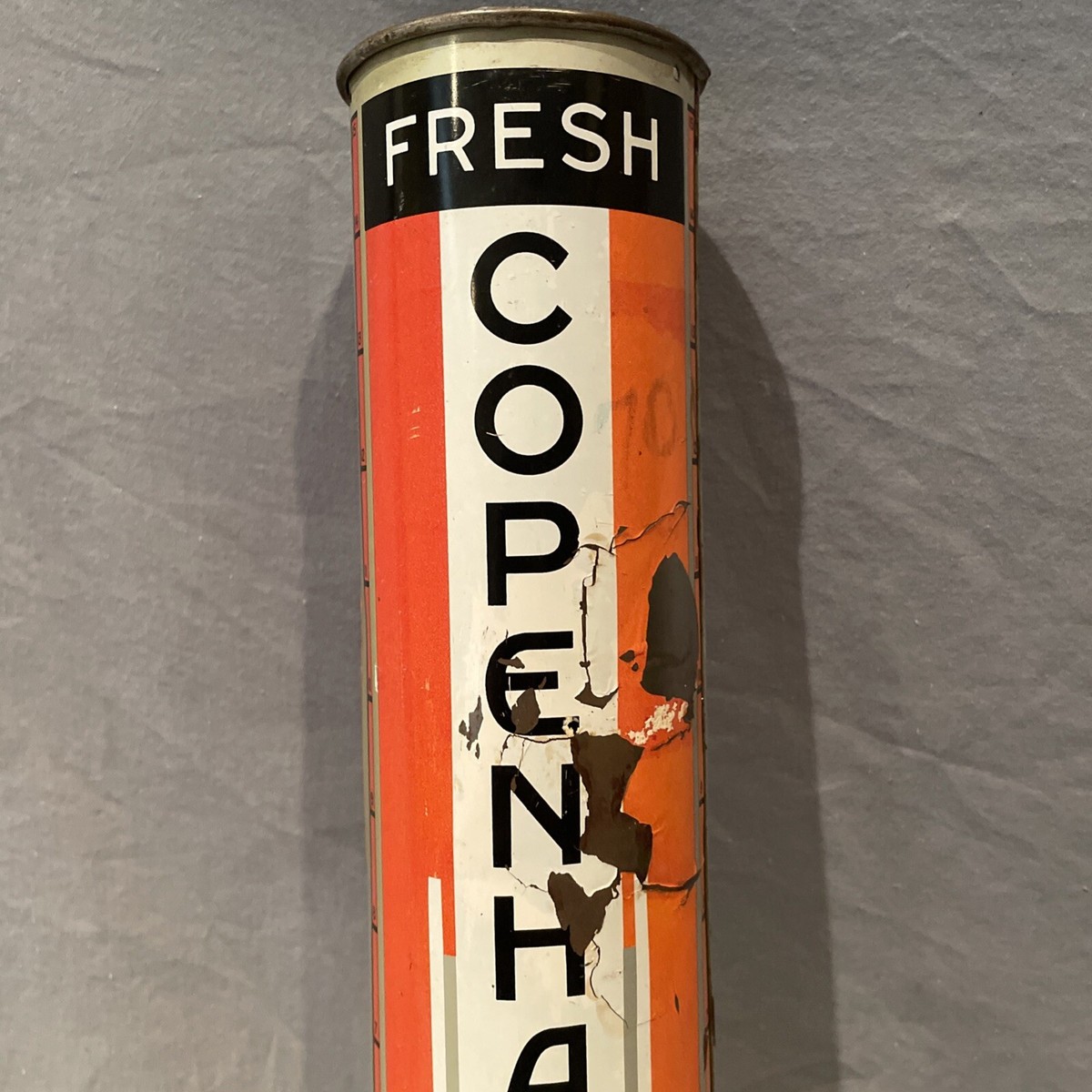 Vintage Original Metal Copenhagen Snuff Chew Tobacco Store Display