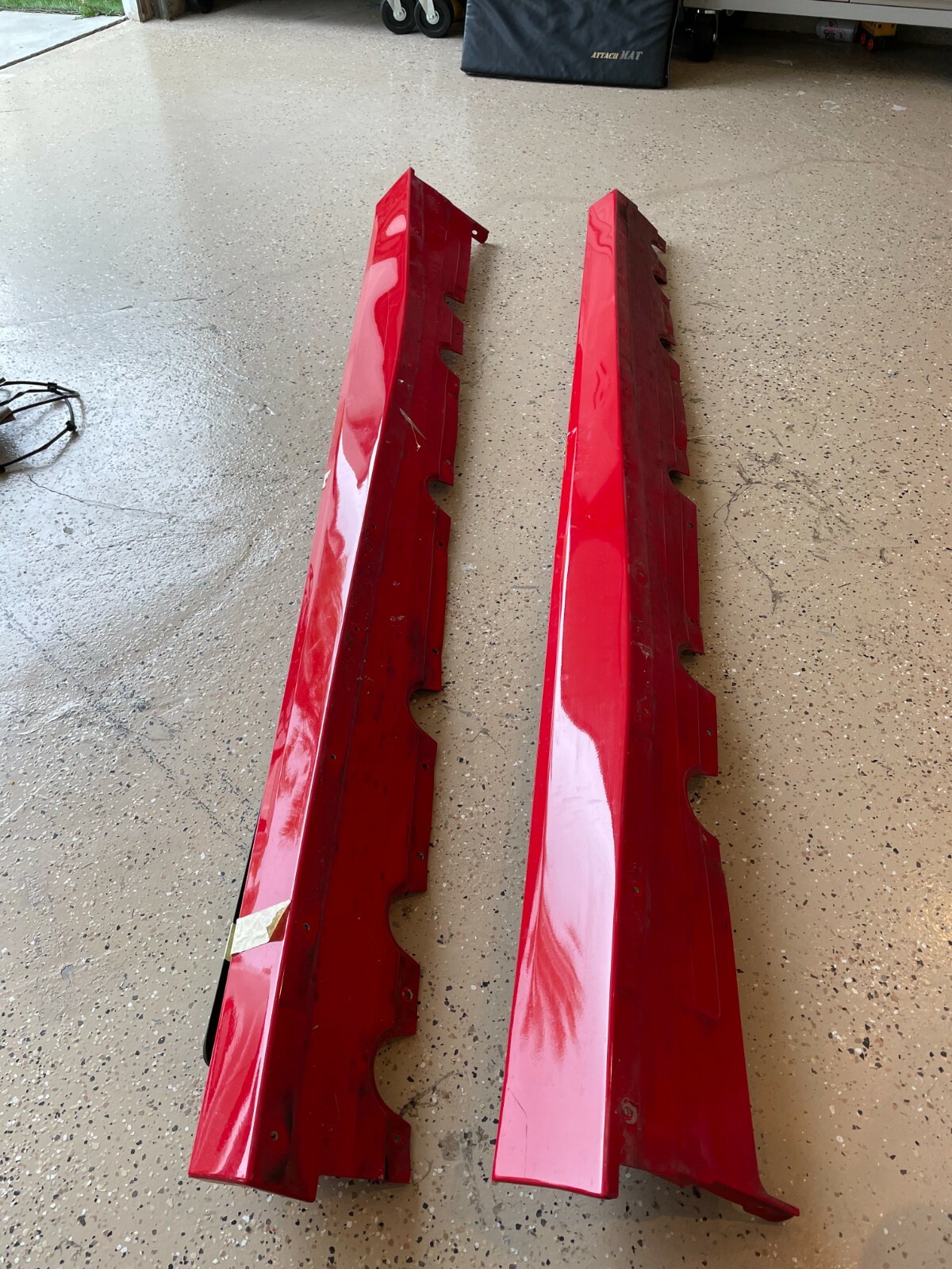 LAMBORGHINI GALLARDO SUPERTROFEO LEFT & RIGHT SIDE SKIRTS, ROCKER MOLDINGS OEM