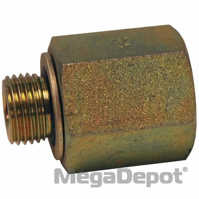 Dixon Valve M7455-12-27, Female NPTF x Male Metric Parallel Thread