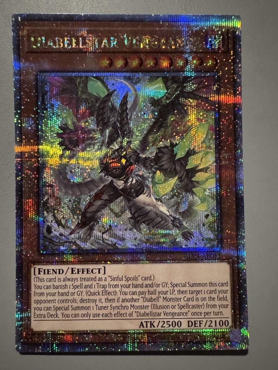 YUGIOH DIABELLSTAR VENGEANCE ASIA ENGLISH EDITION ALIN-AE011 25TH