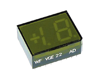 VQE22F grün 9 Segment LED Anzeige mit Vorzeichen Lichtschachtanzeige VQE 22 F