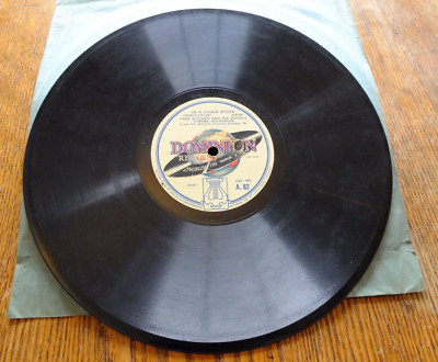 FRED KITCHEN and ASTORIA CINEMA ORCHESTRA Clock Store 78 shellac record Dominion
