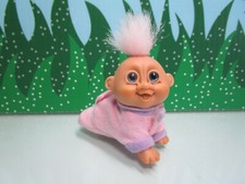 CRAWLING BABY GIRL - 3" Russ Troll Doll - NEW IN ORIGINAL BAG - Last Ones