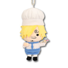 ONE PIECE Plush doll Keychain SANJI no OYATSU Sanji   Japan NEW