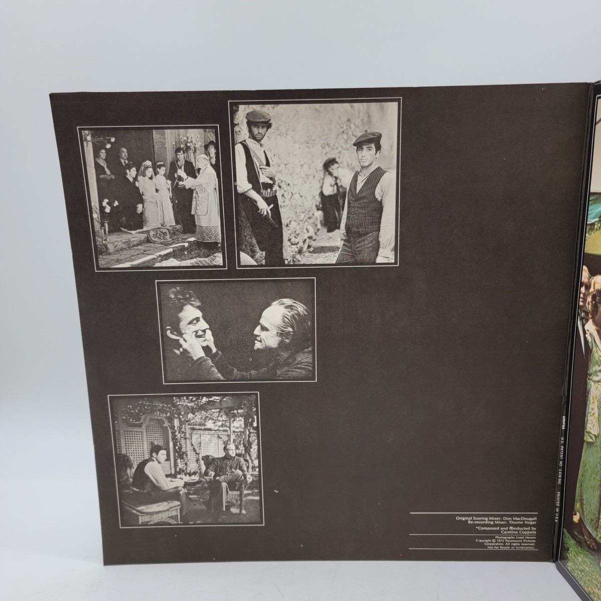 Paramount Records The Godfather Original Soundtrack LP Paramount Records The Godfather Original Soundtrack LP
