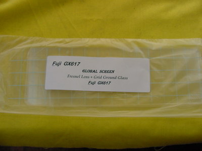 New Fuji GX617 Camera Fresnel Lens + Ground Glass-Best quality