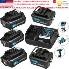 10.8V Makita Battery 12V CXT BL1016 1015 BL1021B BL1041B FD05 DC10WD Charger