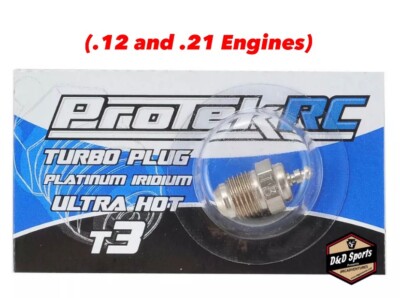 ProTek RC PTK-2550 -  T3 Ultra Hot Turbo Glow Plug (.12 and .21 Engines)