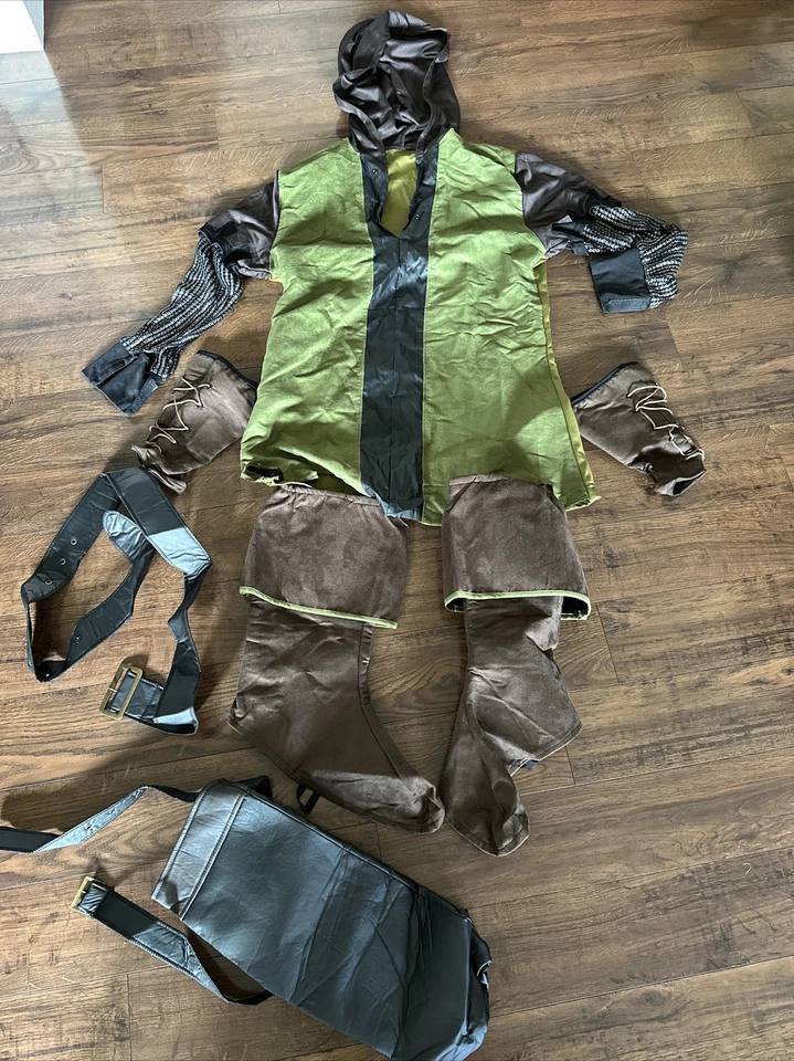 Disfraz Renacimiento Robin Hood Príncipe de los Ladrones Deluxe Hombre Sistema operativo Estándar Foto 2 de 4