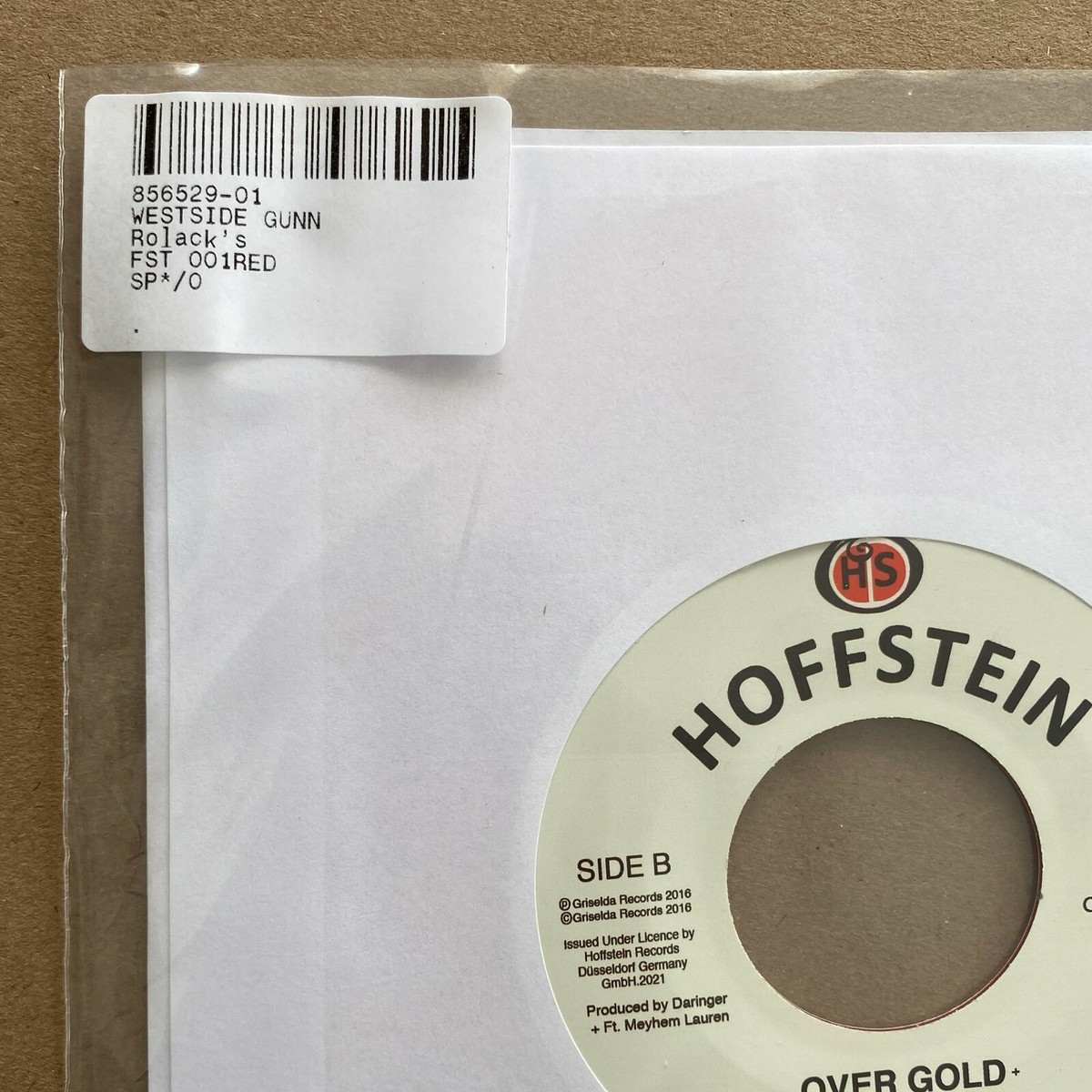 Westside Gunn Daringer 0 The レコード & to x - with griselda
