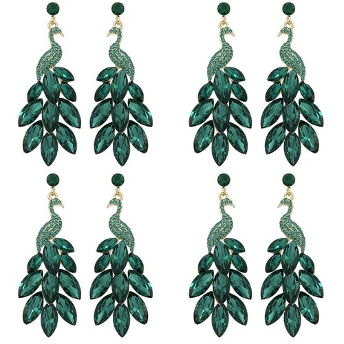Boucles D'oreilles Cristal Lauren Spencer - Ailes D'ange - Percées - Neuves Avec étiquettes