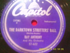 RAY ANTHONY 1949 CAPITOL 57-662 YELOA  PLAYED EX+