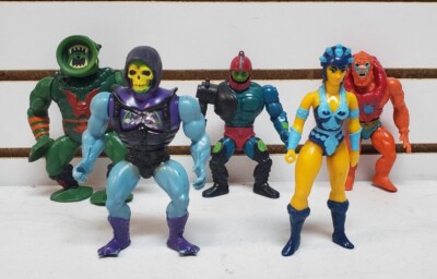 Masters of the Universe Villians Lot: Skeletor, Evil-Lyn, Leech & More *READ*