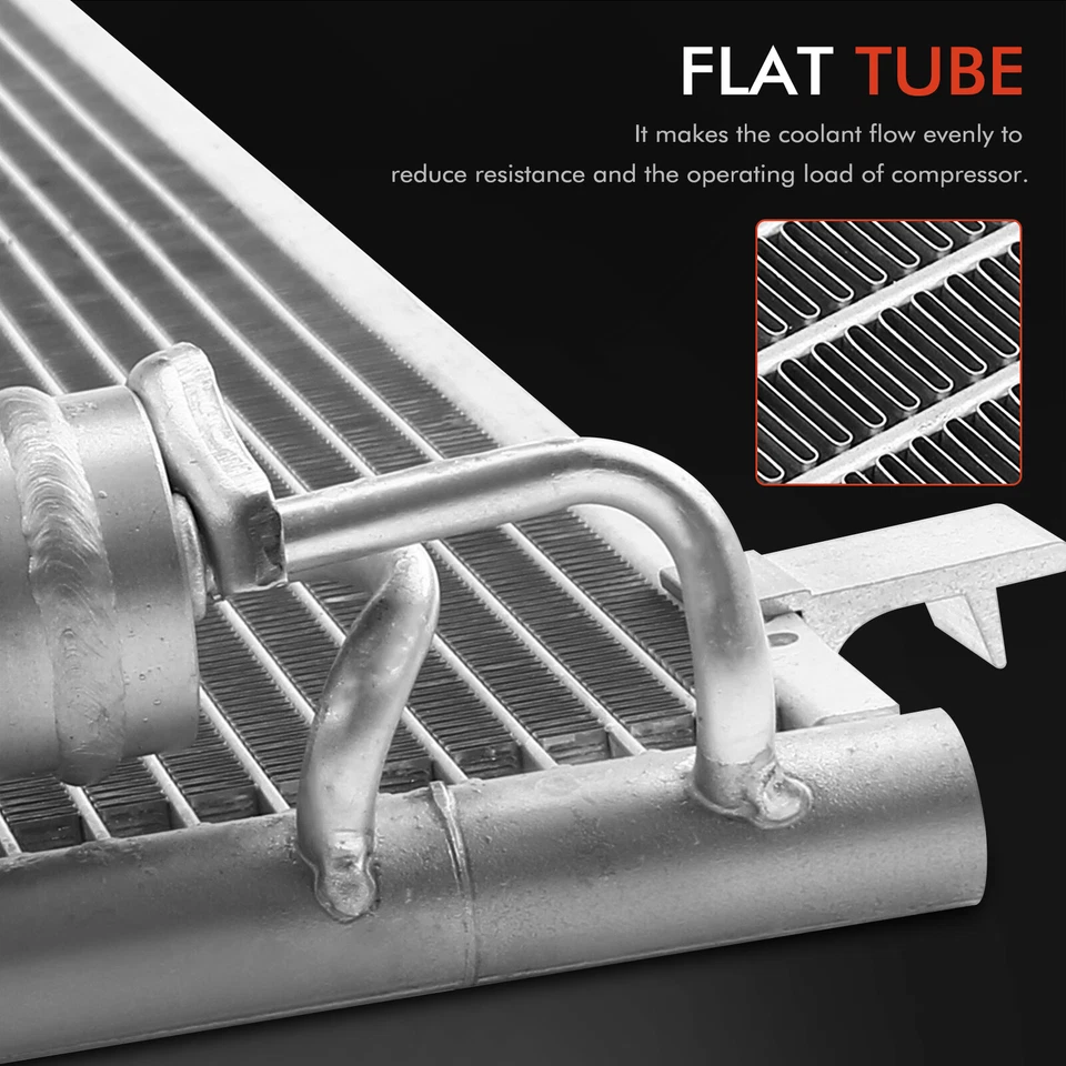 AC Condenser w/ Receiver Drier for Nissan 350Z 2003 2004 2005 2006-2009 V6 3.5L - Image 3 of 4