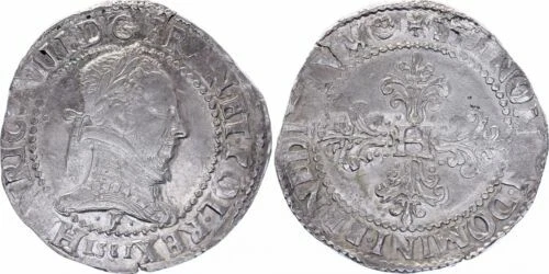 Monnaies royales françaises en argent sur Henri III
