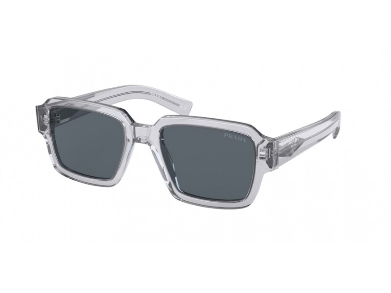 Prada Sunglasses PR 02ZS U430A9 Transparent gray blue Woman