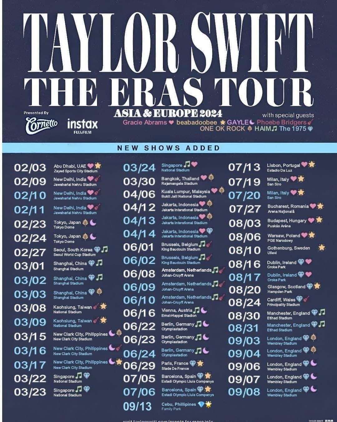 Taylor Swift The Eras Tour Stockholm Sweden May 18 2024 2 VIP GA
