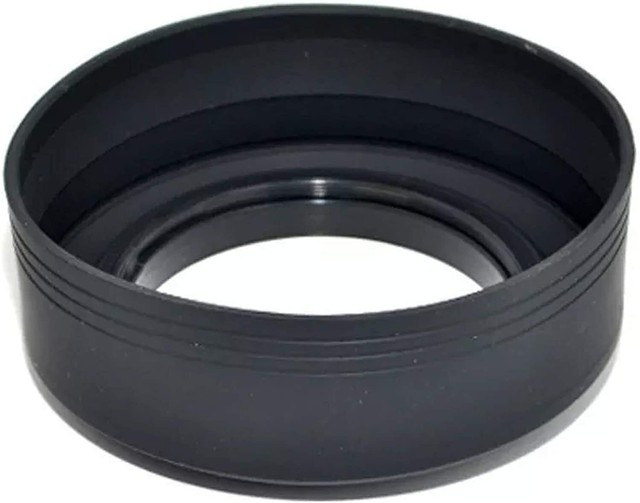 JJC LS62S 62mm Universal 3in1 Collapsible Silicone Lens Hood for