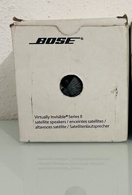 Bose Virtually Invisible Series II Satellite Speaker Black. NEW in