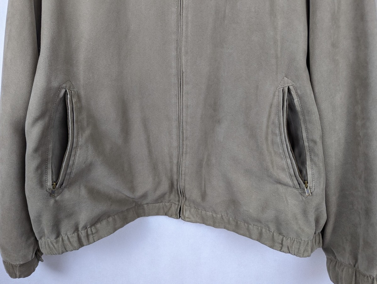 Gary Player ゴルフ　フェイクスエード　古着　ジャケット VINTAGE Gary Player Jacket Taupe 2XL Faux Suede Bomber