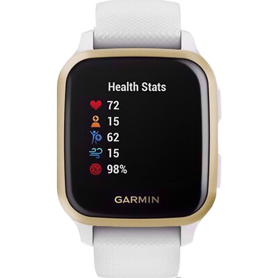 Garmin Venu Sq Std Ed Wifi + Bluetooth Light Gold & White