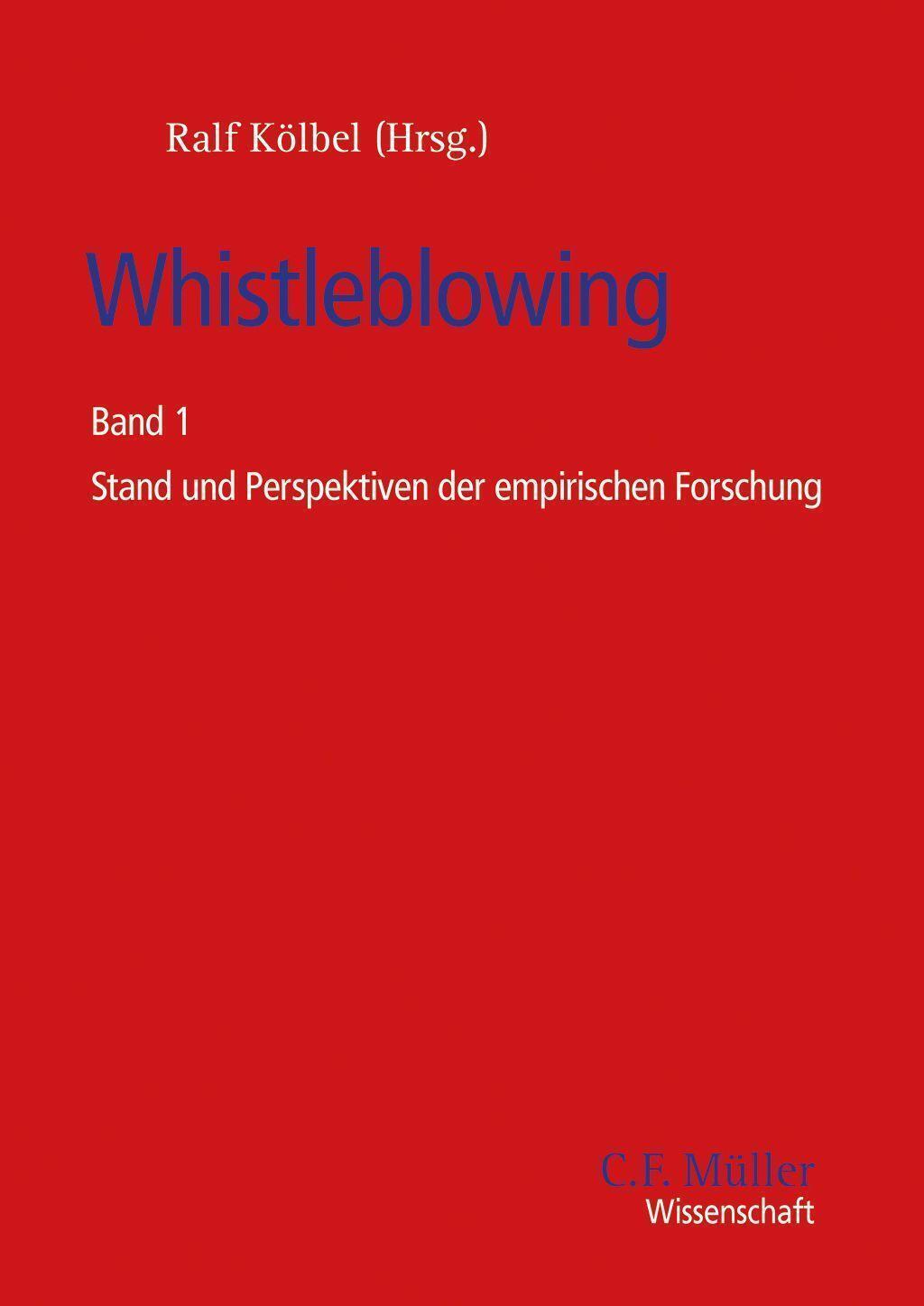 Thumbnail - Whistleblowing | Band 1 Stand Und Perspektiven Der Empirischen