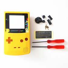 Yellow Picachu Monster And Eeveee Housing Shell for Nintendo Game boy Color GBC