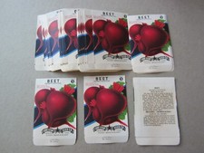 Wholesale Lot of 50 Old Vintage 1940's - Crosby's Egyptian BEET - SEED PACKETS