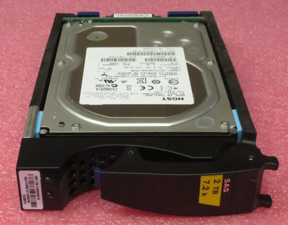 EMC VMAX 2TB HDD 7.2k SAS 3.5" 005049816 118032814-02 HUS723020ALS640 - Image 2 of 4