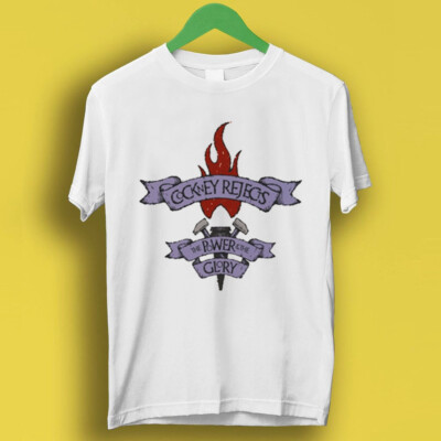 Lustiges T-Shirt Cockney Rejects The Power The Glory Musik Meme Geschenk T-Shirt Stil 2241